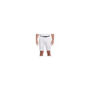 HYBRID APPAREL Mens White Printed Athletic Fit Moisture Wicking Shorts 42 Waist